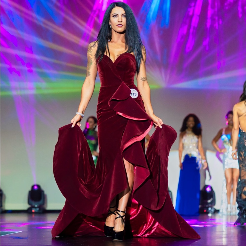 Mac Duggal evening gown